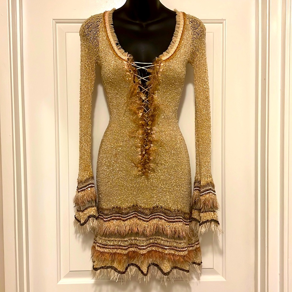 Couture Knitted Sweater Dress